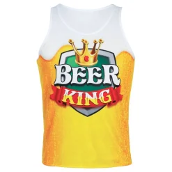 Fiestas Guirca, S.L Tanktop Beer King - Tøj|Hobby & Fritid