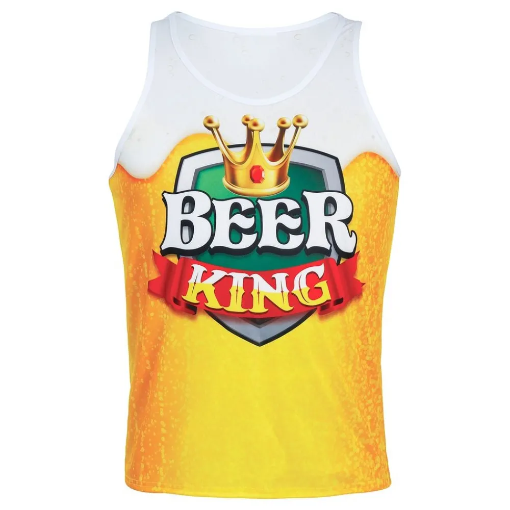 Fiestas Guirca, S.L Tanktop Beer King - Tøj|Hobby & Fritid