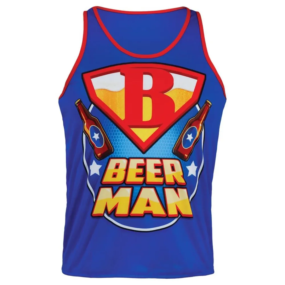 Fiestas Guirca, S.L Tanktop Beer Man - Tøj|Hobby & Fritid