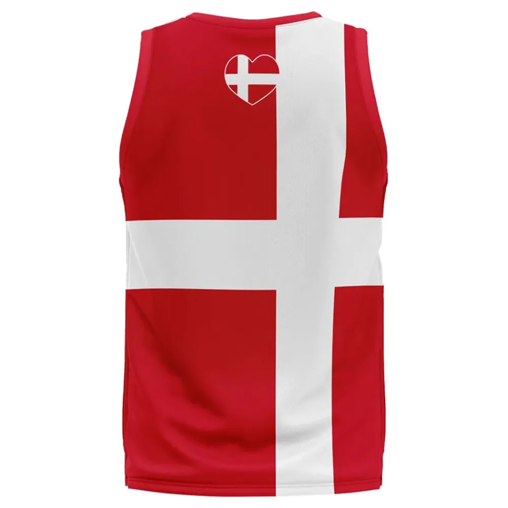 Netshirt Group AB Tanktop Danmarks Flag - Tøj|Hobby & Fritid