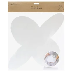 Discount PartyDeco sp. z o.o. Tarteæsker med bånd Hvid
