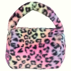 CHAKS Taske i kunstpels Leopard Flerfarvet - Tøj|Tilbehør
