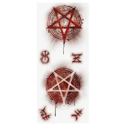 Fiestas Guirca, S.L Tatoveringer Pentagram - Sminke