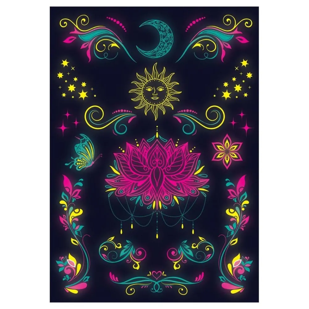 New Ptit Clown Tatoveringer UV Neon Mystik