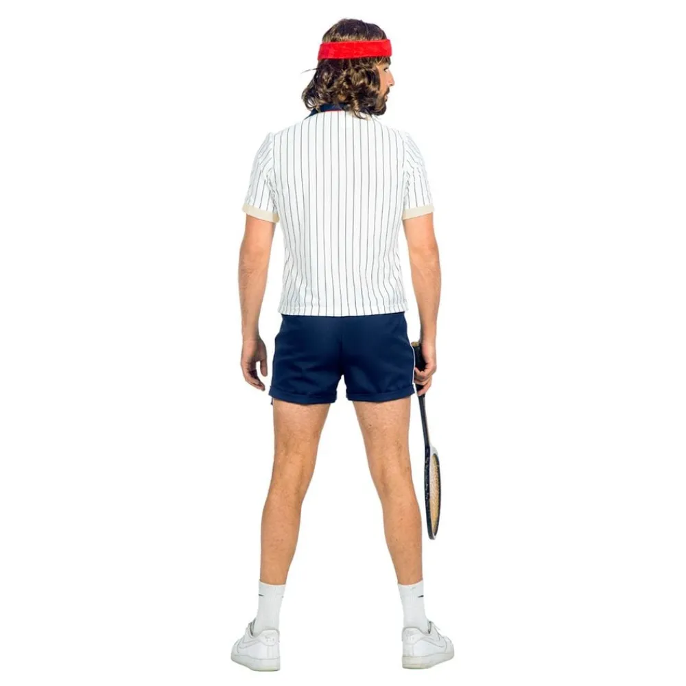 Discount Wilbers Karnaval B.V. Tennisspiller Retro Herrekostume