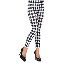 Outlet Widmann S.r.l. Ternede Leggings Sort/Hvid