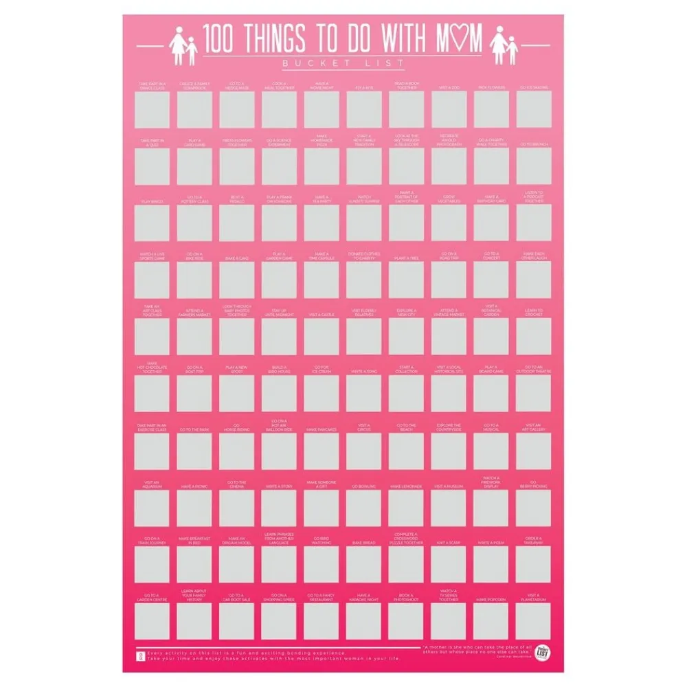 Ohlsson & Lohaven AB 100 Things To Do With Mum Bucket List Skrabetavle - Hobby & Fritid|Hjem & Husholdning