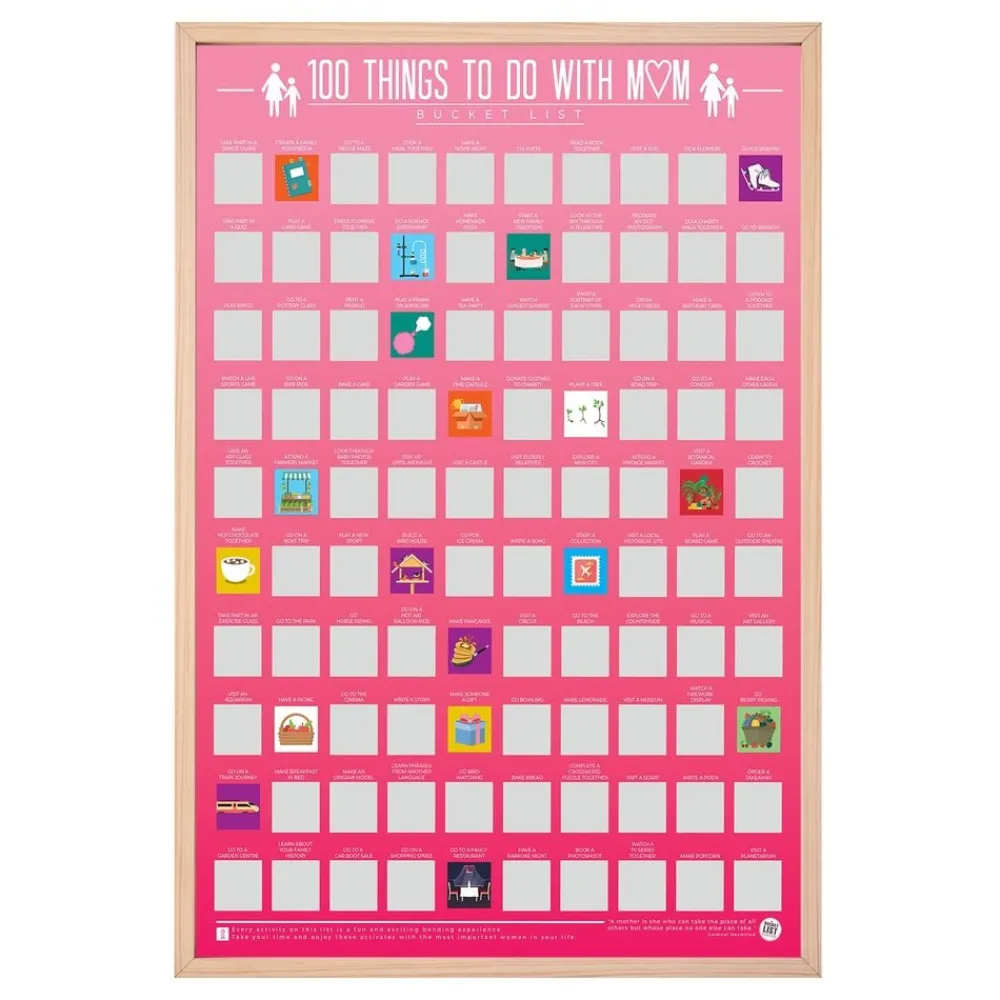 Ohlsson & Lohaven AB 100 Things To Do With Mum Bucket List Skrabetavle - Hobby & Fritid|Hjem & Husholdning