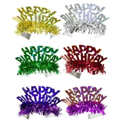 Folat B.V. Tiara Happy Birthday Holografiske Flerfarvede - Hatte