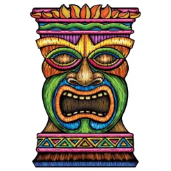Three Sixty Degrees Ltd Tiki Papfigur - Kostumetema|Dekorationer & Rekvisitter