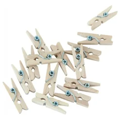 Globos Europe B.V. Tøjklemmer Mini Naturel - Hobby & Fritid|Oppyntning
