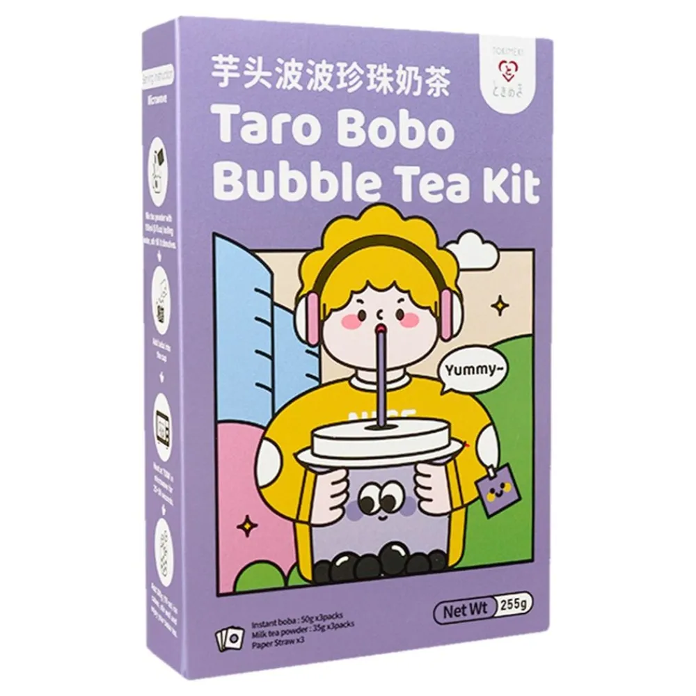 USA Godis AB Tokimeki Taro Bobo Bubble Tea Kit - Slik