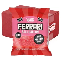 ERT Godis AB Toms Ferrari Mini Salt Hindbær Økonomipakke - Slik