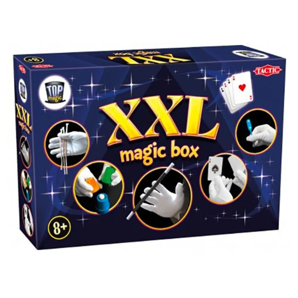 Tactic Sverige AB Top Magic XXL Tryllekasse (Fra 8 år) - Spøg Og Skæmt-Artikler & Pranks|Spil & Leg
