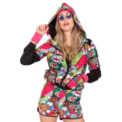 Wilbers Karnaval B.V. Tracksuit Pop Art Kostume - Tøj|Udklædningskostumer