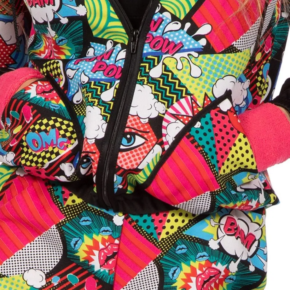 Wilbers Karnaval B.V. Tracksuit Pop Art Kostume - Tøj|Udklædningskostumer