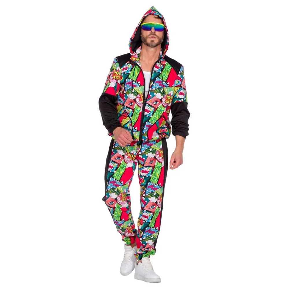 Wilbers Karnaval B.V. Tracksuit Pop-Art Kostume - Tøj|Udklædningskostumer