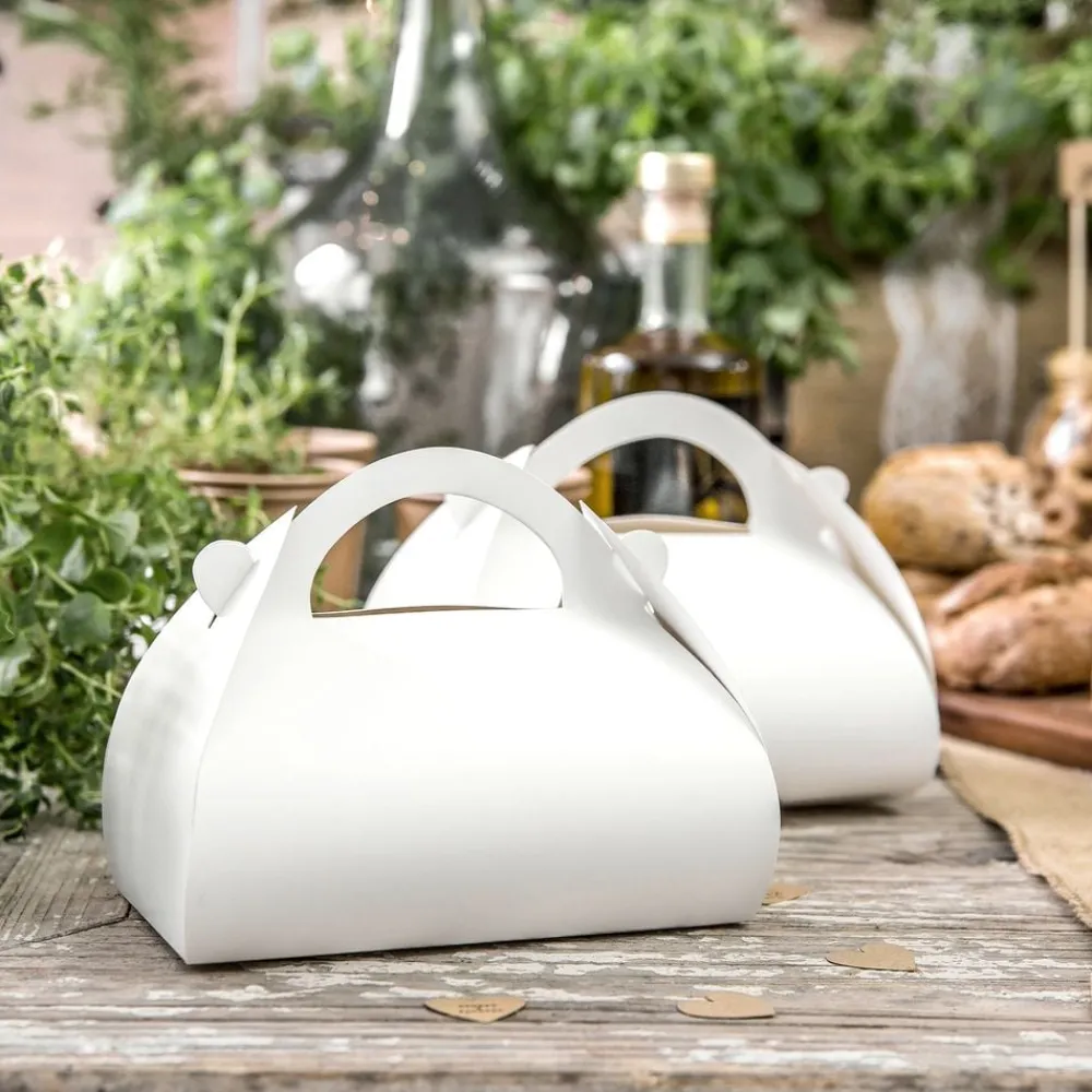PartyDeco sp. z o.o. Tærteæsker Hvide - Hobby & Fritid|Bagning
