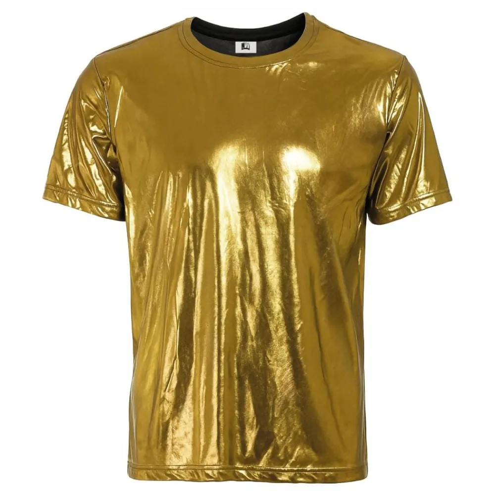 Netshirt Group AB T-shirt Guld Metallic - Tøj|Udklædningskostumer