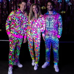 Best Boland Party Partners B.V. UV Pop Art Træningsdragt Herre Kostume