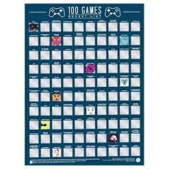 New Ohlsson & Lohaven AB 100 Video Games Bucket List Skrabetavle
