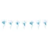 Globos Europe B.V. Vimpelguirlande Baby Boy - Oppyntning