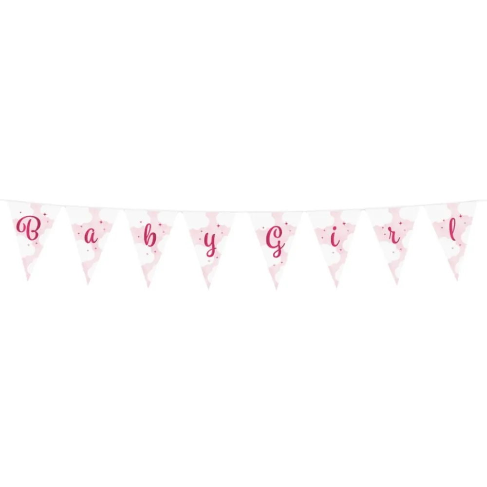 Best Globos Europe B.V. Vimpelguirlande Baby Girl