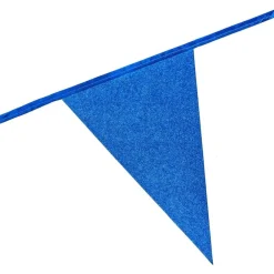Globos Europe B.V. Vimpelguirlande Blå Glitter - Oppyntning|Flag