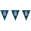 Unique UK Inc t/as Unique Party Vimpelguirlande 18 Blå/Sølv