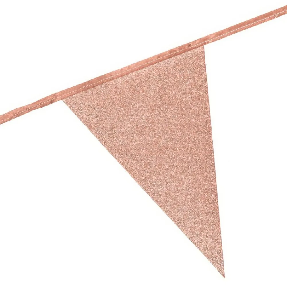 Globos Europe B.V. Vimpelguirlande Glitter Roséguld - Oppyntning