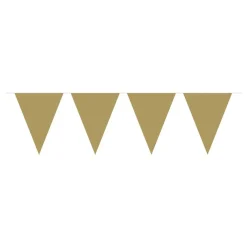 Folat B.V. Vimpelguirlande Guldfarvet - Oppyntning