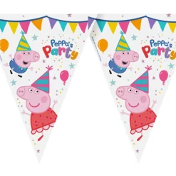 Santex Vimpelguirlande Gurli Gris™ Peppa’s Party - Oppyntning
