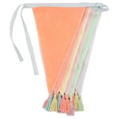 Best Talking Tables Ltd Vimpelguirlande i Stof Pastel