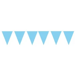 Folat B.V. Vimpelguirlande Lyseblå - Oppyntning|Flag