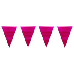 Folat B.V. Vimpelguirlande Mat Magenta - Oppyntning