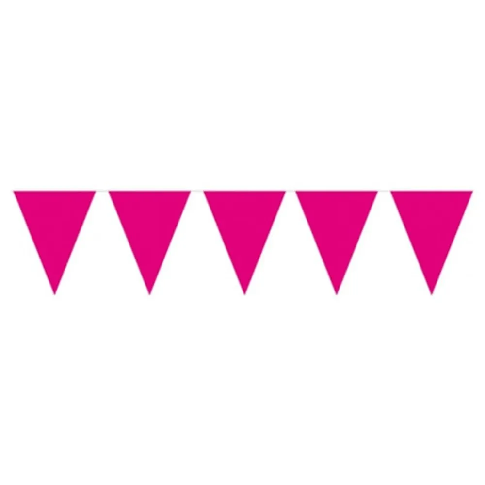 Folat B.V. Vimpelguirlande Mini Cerise - Oppyntning|Flag