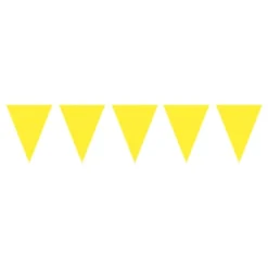 Globos Europe B.V. Vimpelguirlande Mini Gul - Oppyntning|Flag