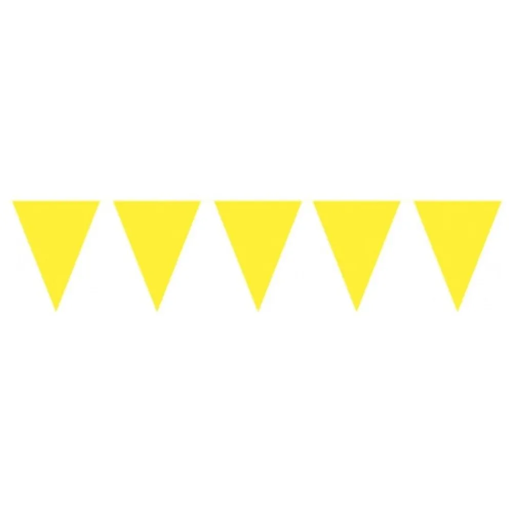 Globos Europe B.V. Vimpelguirlande Mini Gul - Oppyntning|Flag