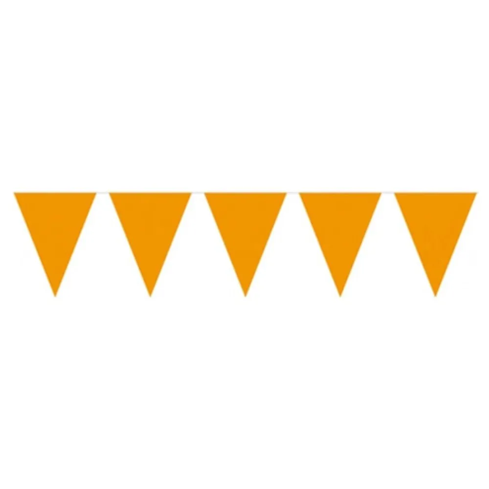 Globos Europe B.V. Vimpelguirlande Mini Orange - Oppyntning|Flag