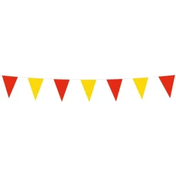 Globos Europe B.V. Vimpelguirlande Mini Rød/Gul - Oppyntning