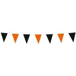 Outlet Globos Europe B.V. Vimpelguirlande Mini Sort/Orange