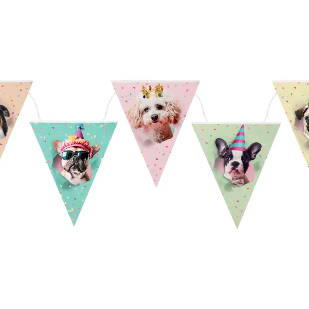 Santex Vimpelguirlande Party Hund - Oppyntning