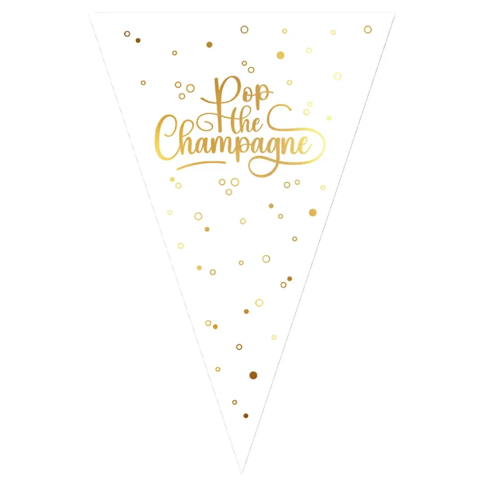 Discount Globos Europe B.V. Vimpelguirlande Pop the Champagne