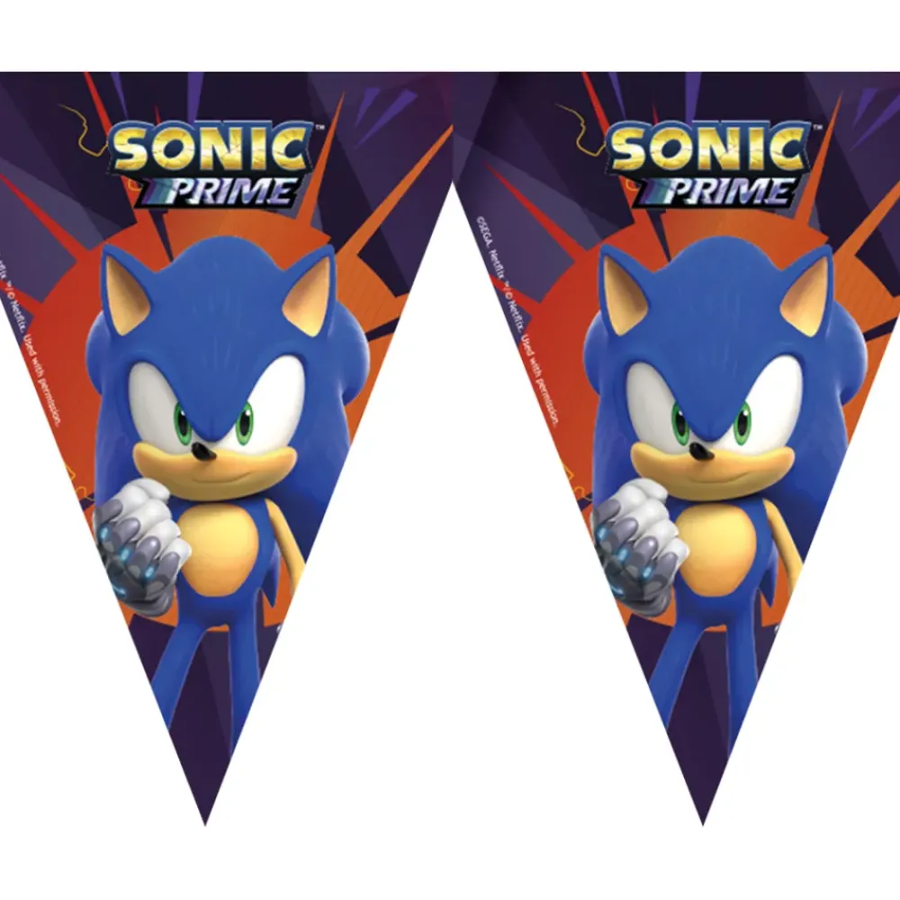 Santex Vimpelguirlande Sonic Prime™ - Oppyntning|Merchandise