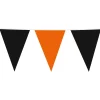 Globos Europe B.V. Vimpelguirlande Sort/Orange Stor - Oppyntning