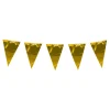 Boland Party Partners B.V. Vimpelguirlande Stor Metallic Guld