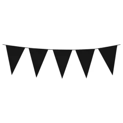 Boland Party Partners B.V. Vimpelguirlande Stor Sort - Oppyntning|Flag