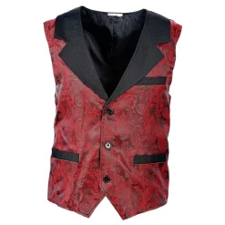 Discount Widmann S.r.l. Vintage Jacquard Vest Vinrød