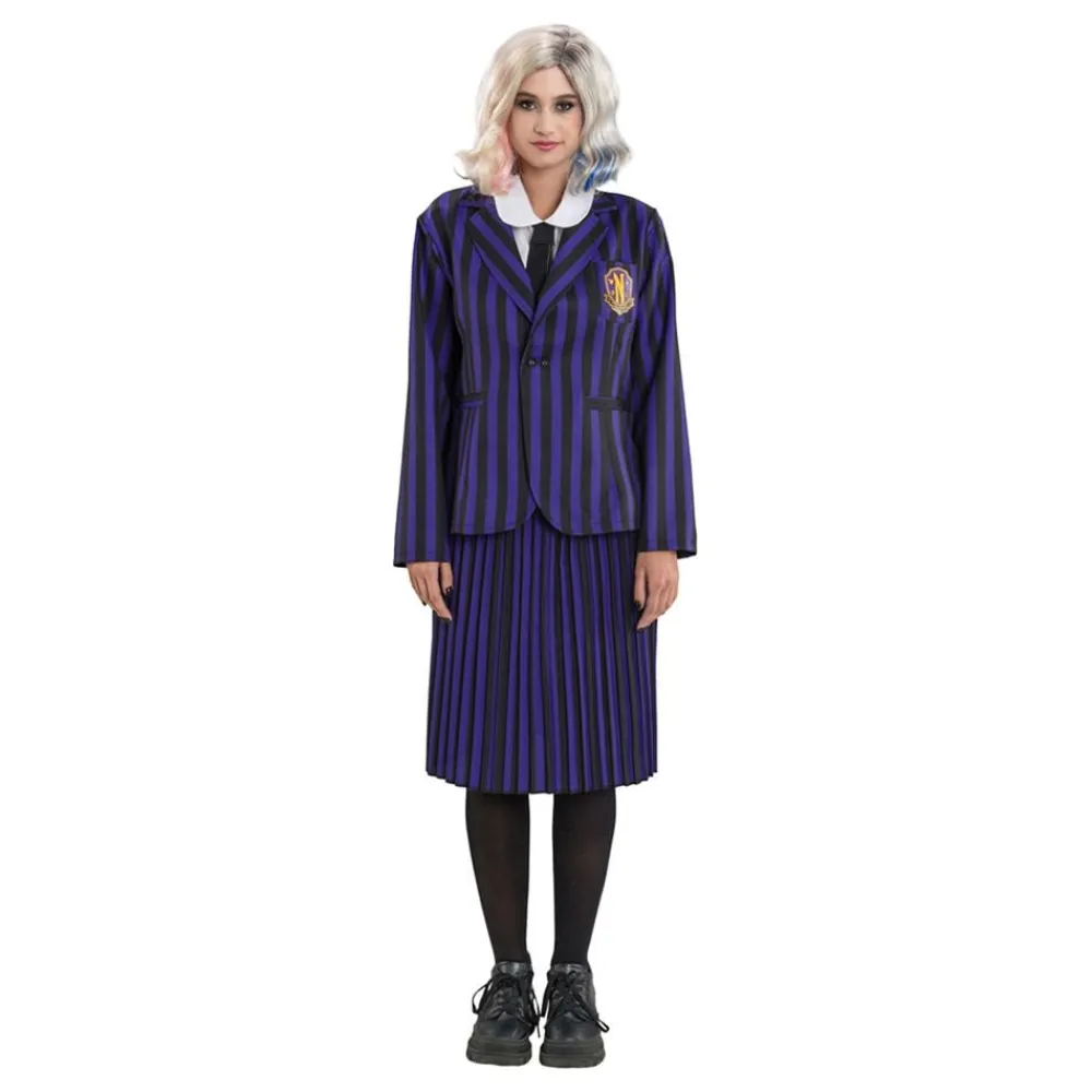 CHAKS Wednesday Enid Sinclair Skoleuniform Kostume - Udklædningskostumer|Kostumetema