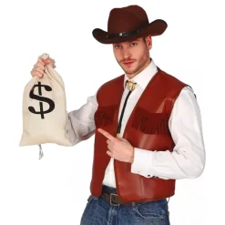 Fiestas Guirca, S.L Wild West Bank Stofpose - Tøj|Tilbehør